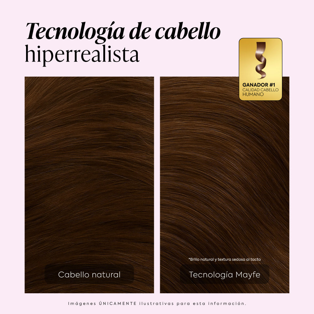 Extensiones Clip Cabello 100% Humano - Fácil Aplicación en Casa - Set 5 Cortinas 100g
