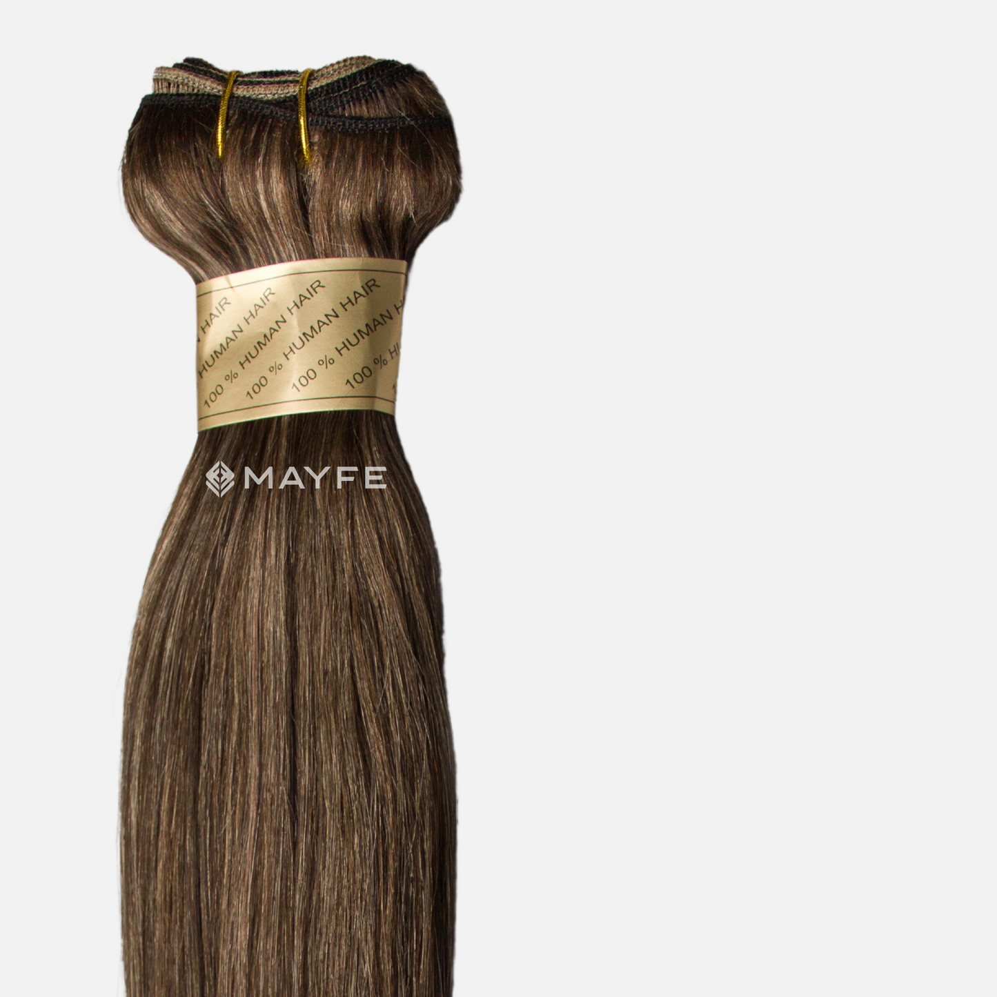 Extensión de cabello 100% natural tono #4/613