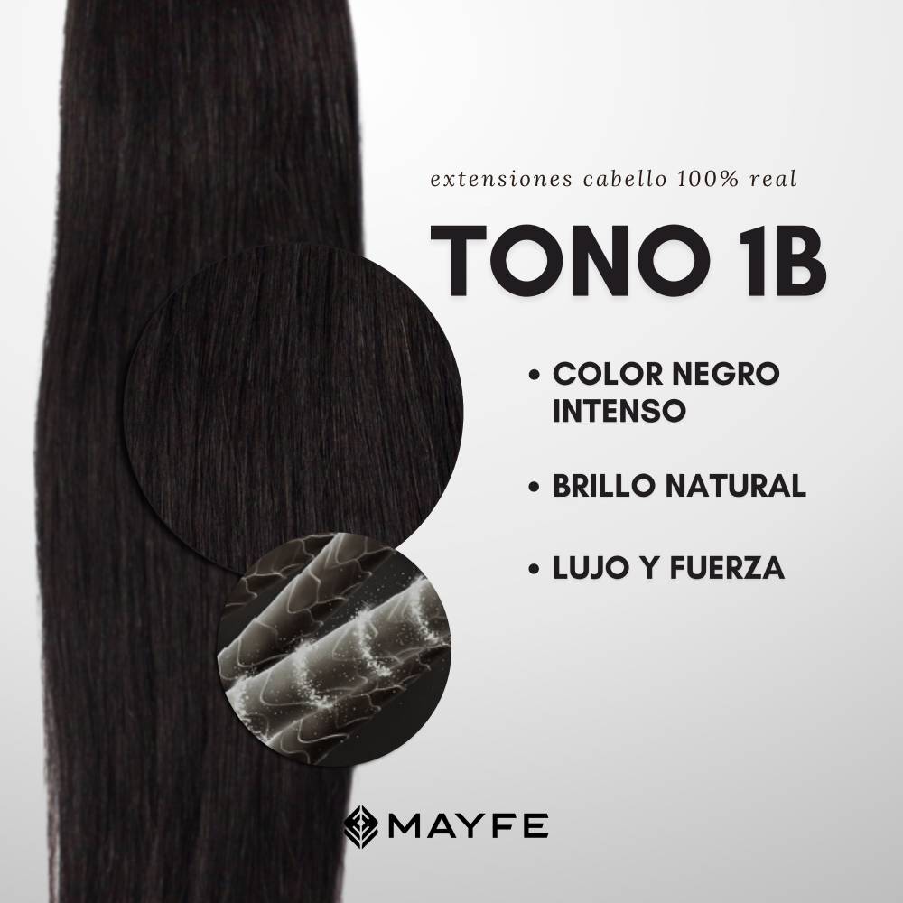 Extensión Clip 100g Negro natural #1B