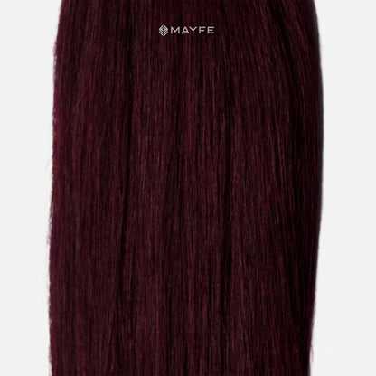 Extensión Clip 100g Rojo vino oscuro #99