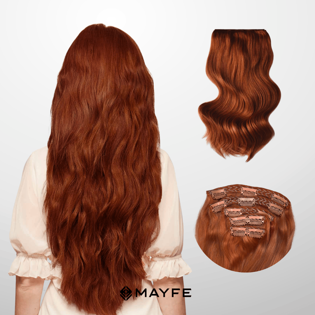 Extensión Clip 100g Rojo Cobrizo Intenso #33