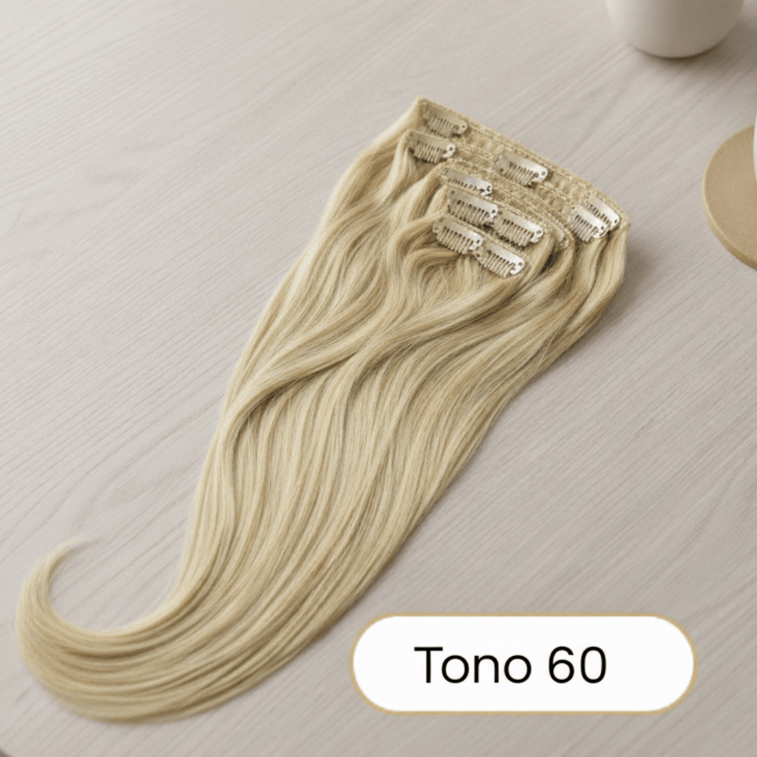 Extensión Clip 100g Rubio Extra Claro #60