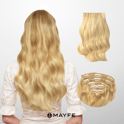 Extensión Clip 100g  Rubio Claro #613