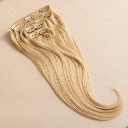 Extensión Clip 100g  Rubio Claro #613