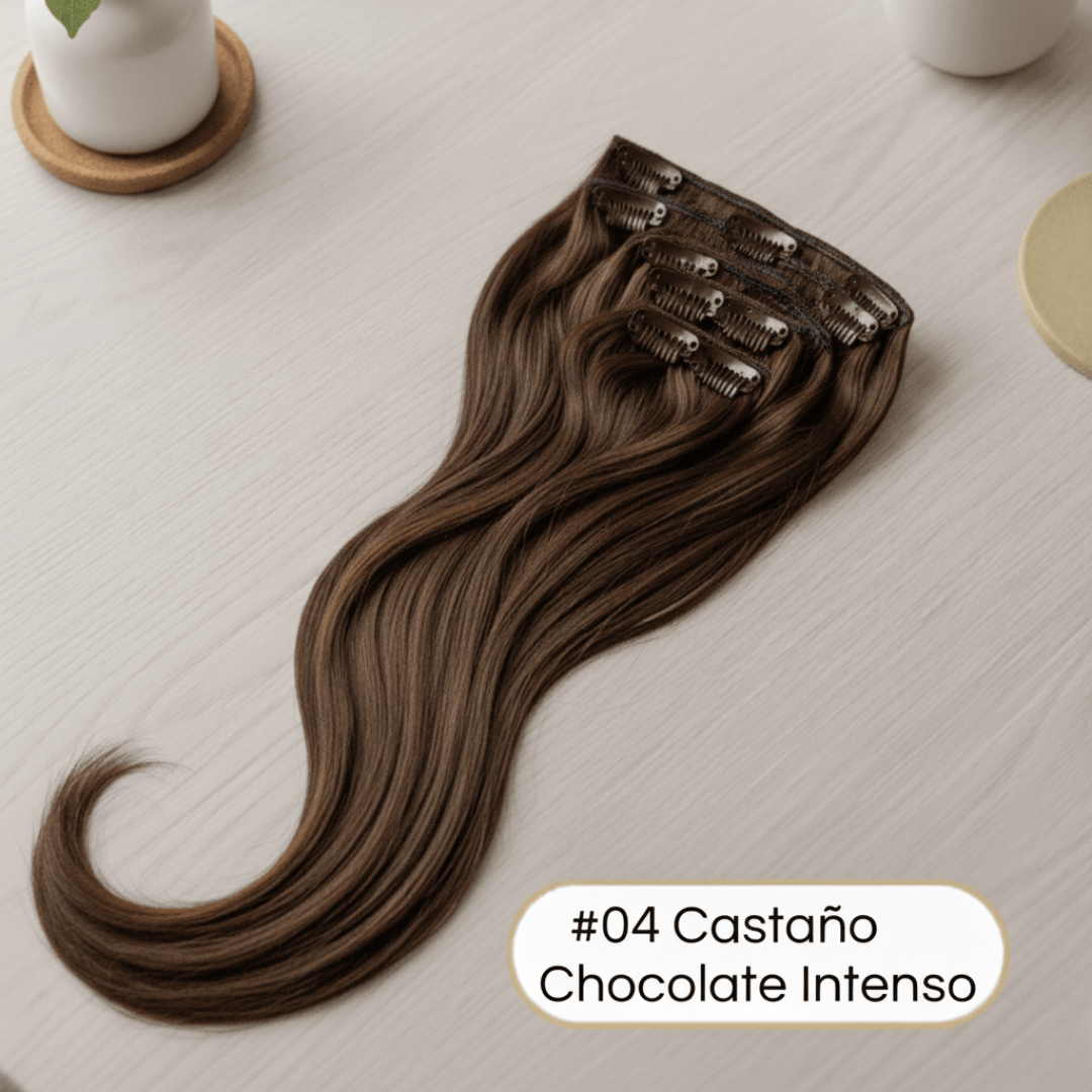 Extensión Clip 100g Castaño Chocolate Intenso #04