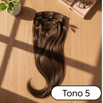 Extensión Clip 100g Castaño Chocolate Claro #05