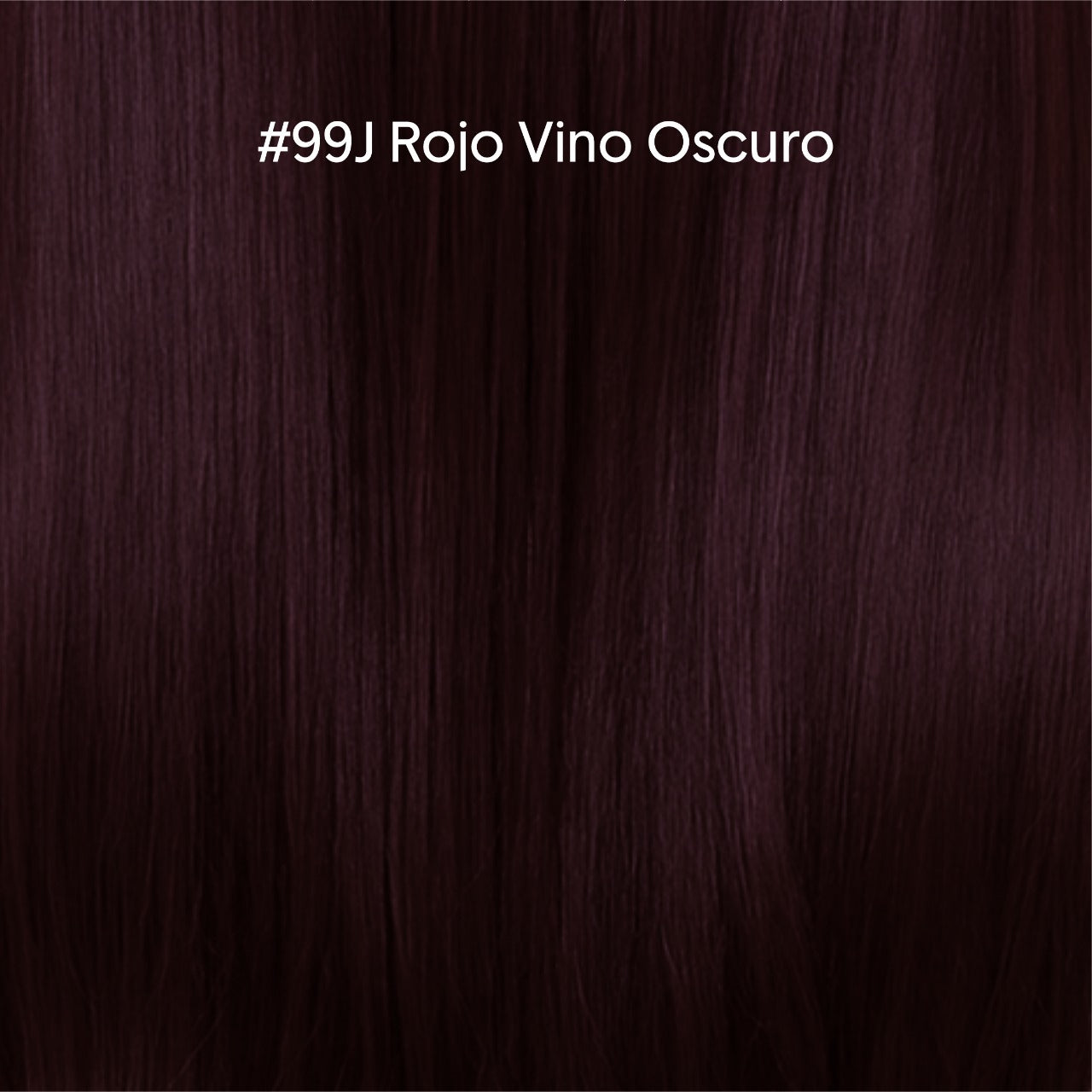 Más Volumen y abundante - Extensión Clip 100g Rojo vino oscuro 