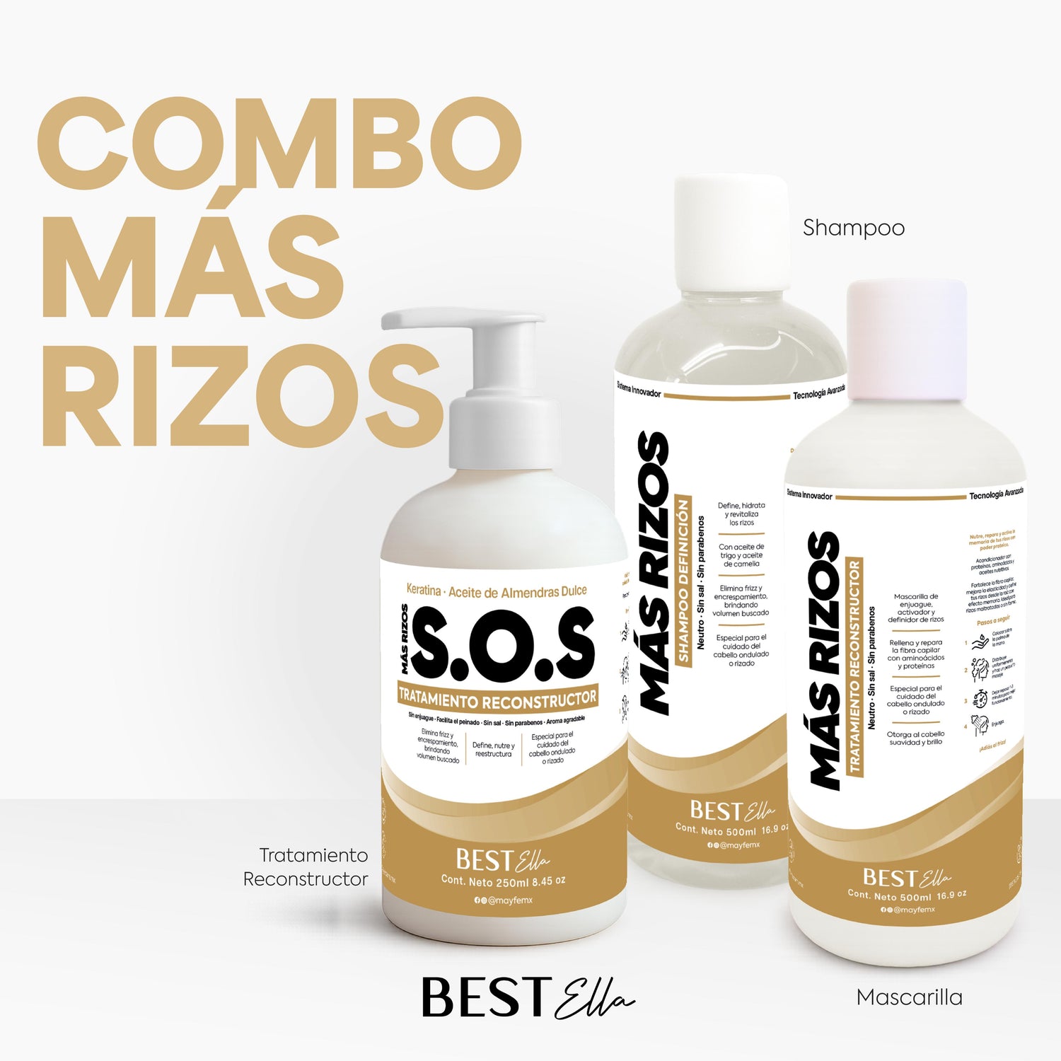 Más Rizos Combo (para cabello rizado)