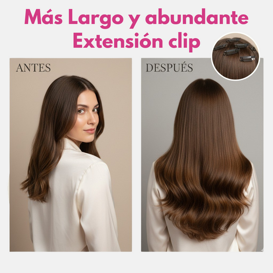 Más Largo - Clip Cabello 100% Humano 200g