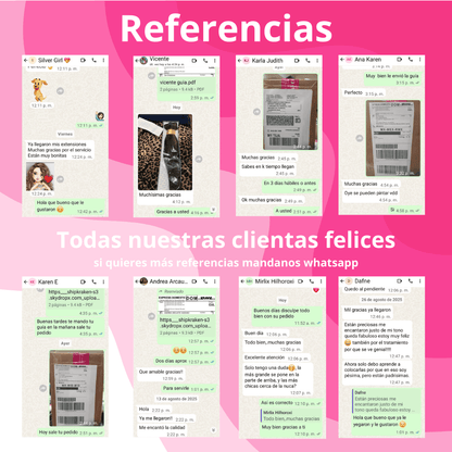 Extensiones Clip Cabello 100% Humano - Fácil Aplicación en Casa - Set 5 Cortinas 100g