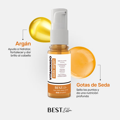 Vitaminado seda ARGAN (Cerrador de puntas)