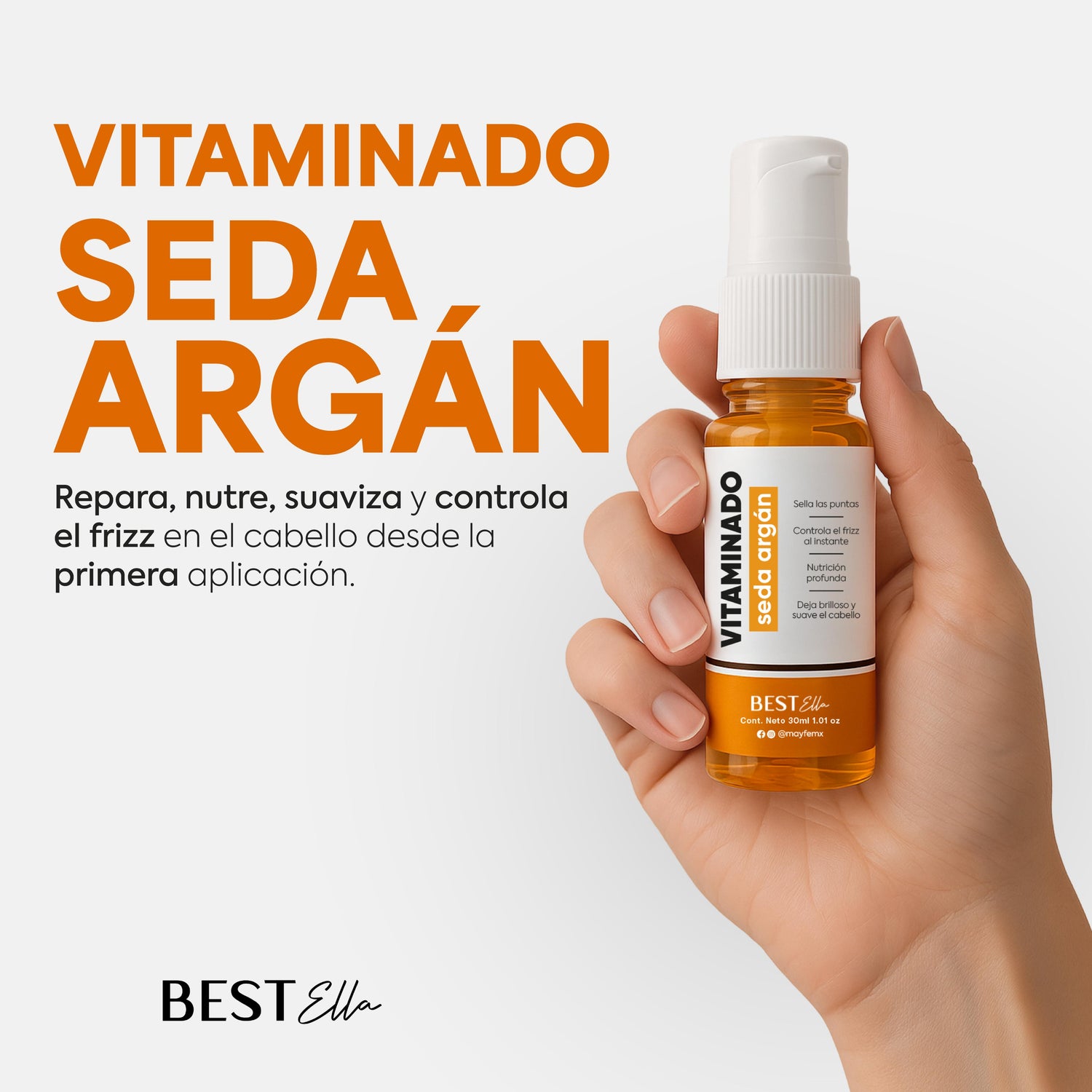 Vitaminado seda ARGAN (Cerrador de puntas)