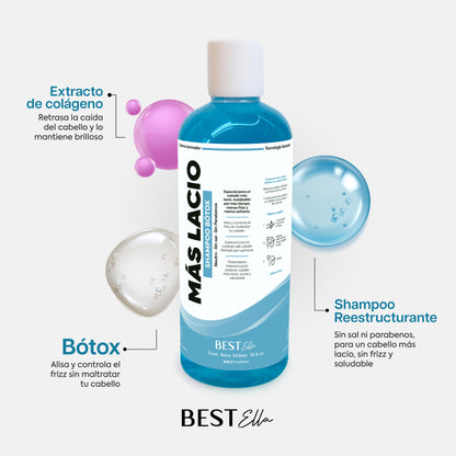 Shampoo Bótox (Para cabello Lacio)
