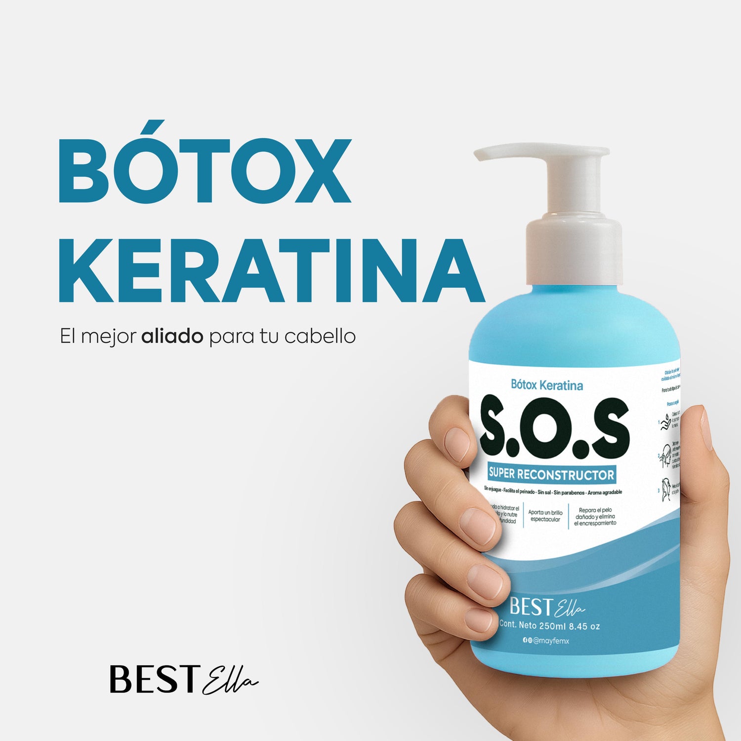 Reestructurante Botox Keratina para peinar