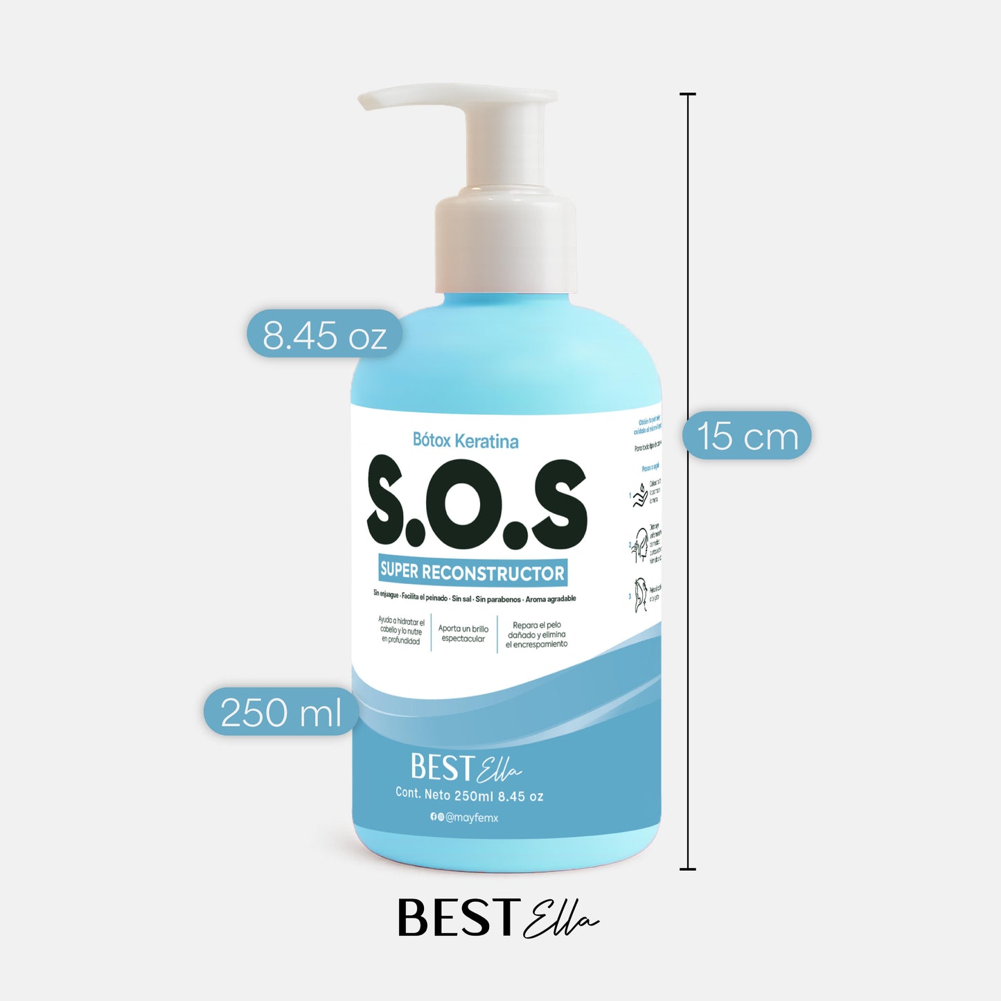 Reestructurante Botox Keratina para peinar