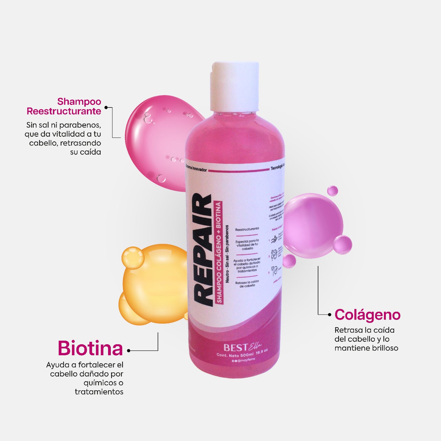 Shampoo Repair (para cabello maltratado)