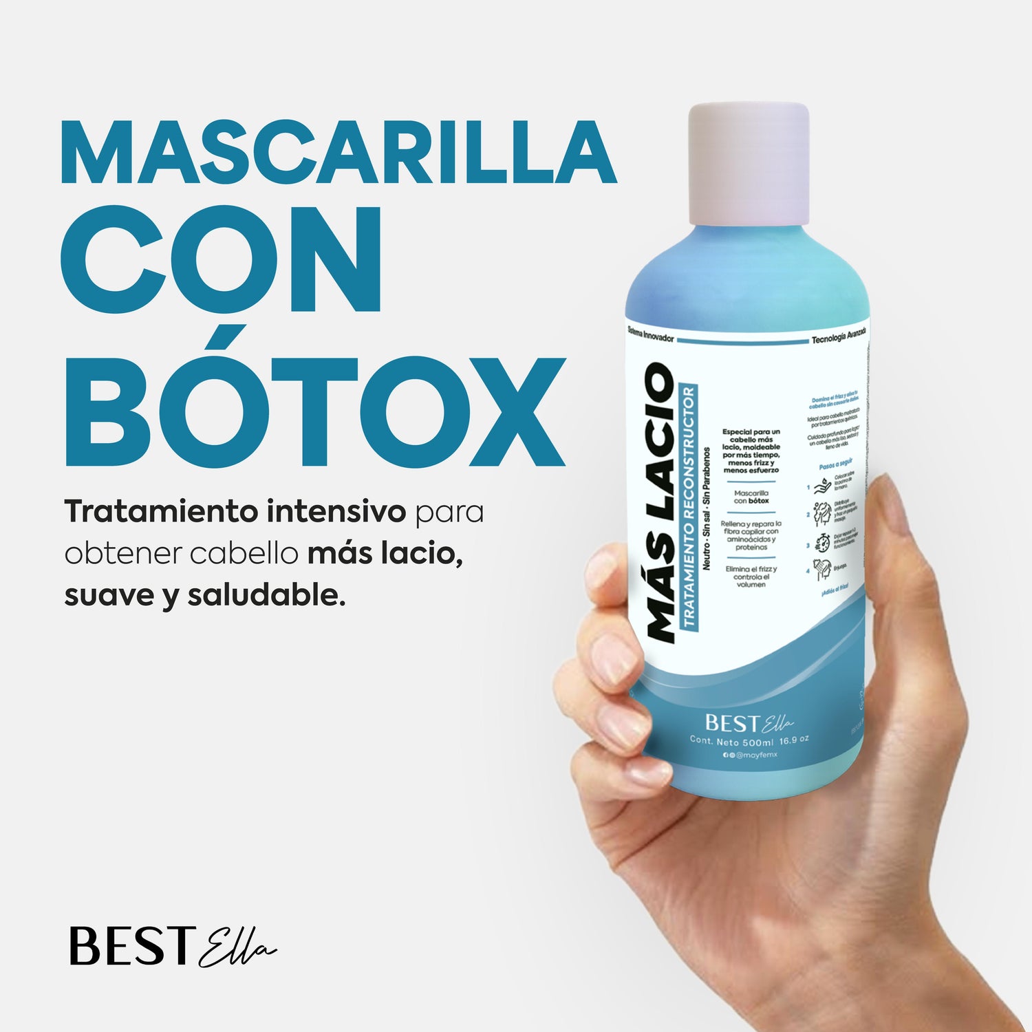 Mascarilla Bótox (Para cabello Lacio)