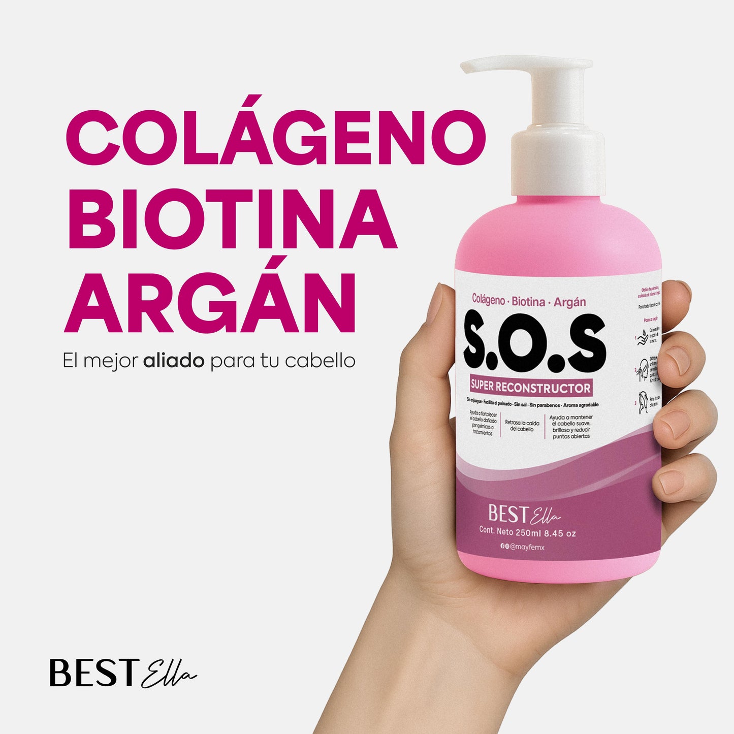 Reestructurante para peinar (para cabello maltratado)