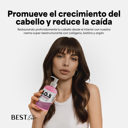 Reestructurante para peinar (para cabello maltratado)