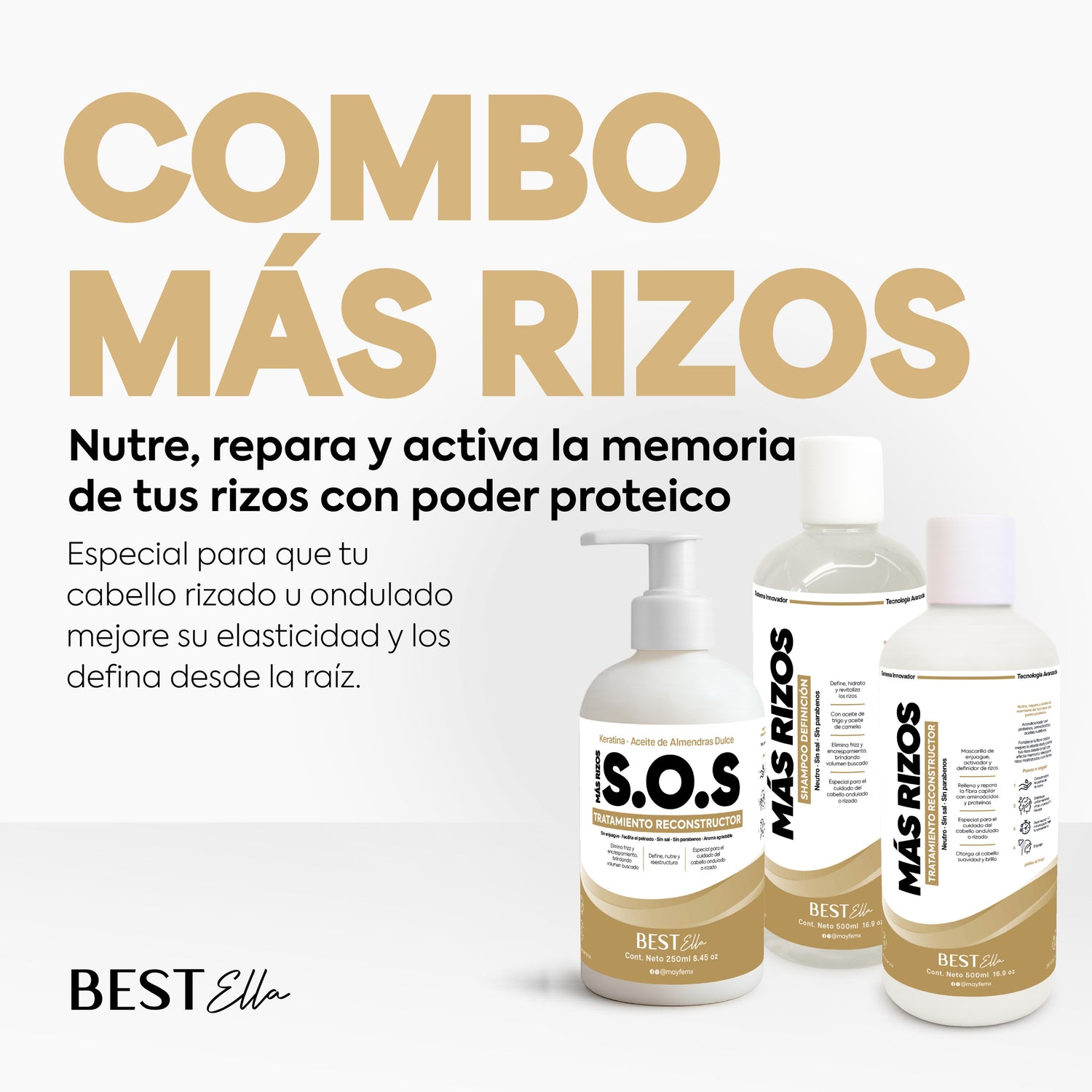 Más Rizos Combo (para cabello rizado)