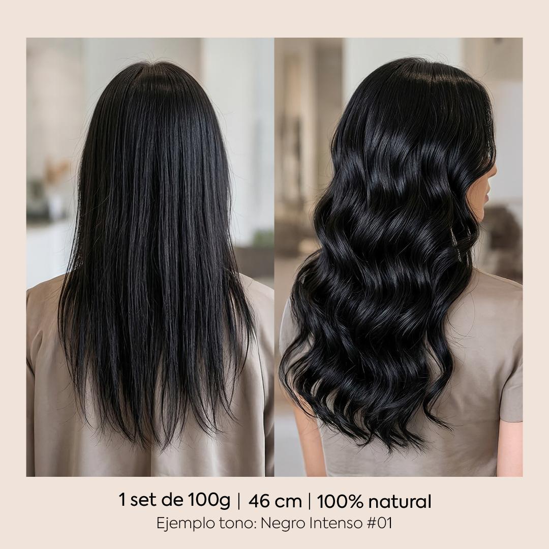 Extensión Clip 100g Negro Intenso 