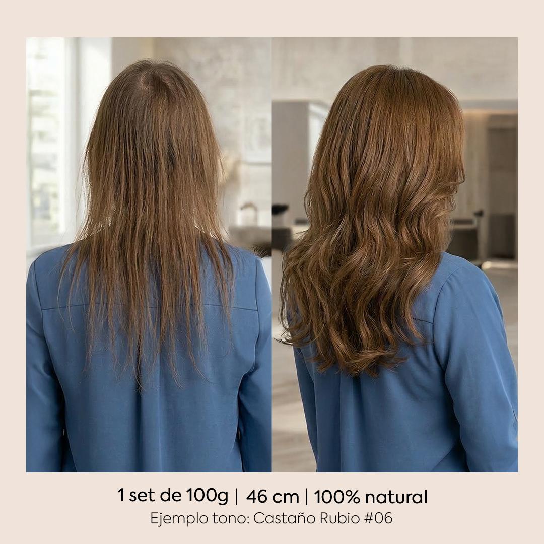 Extensión Clip 100g Castaño Rubio 