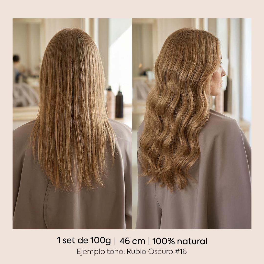Extensión Clip 100g Rubio Oscuro 