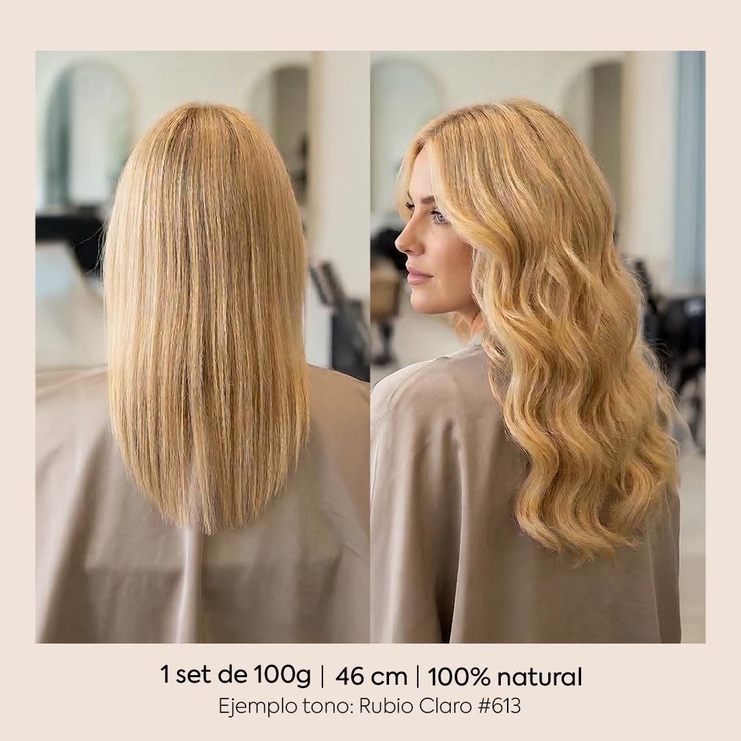 Extensión Clip 100g Rubio Claro 