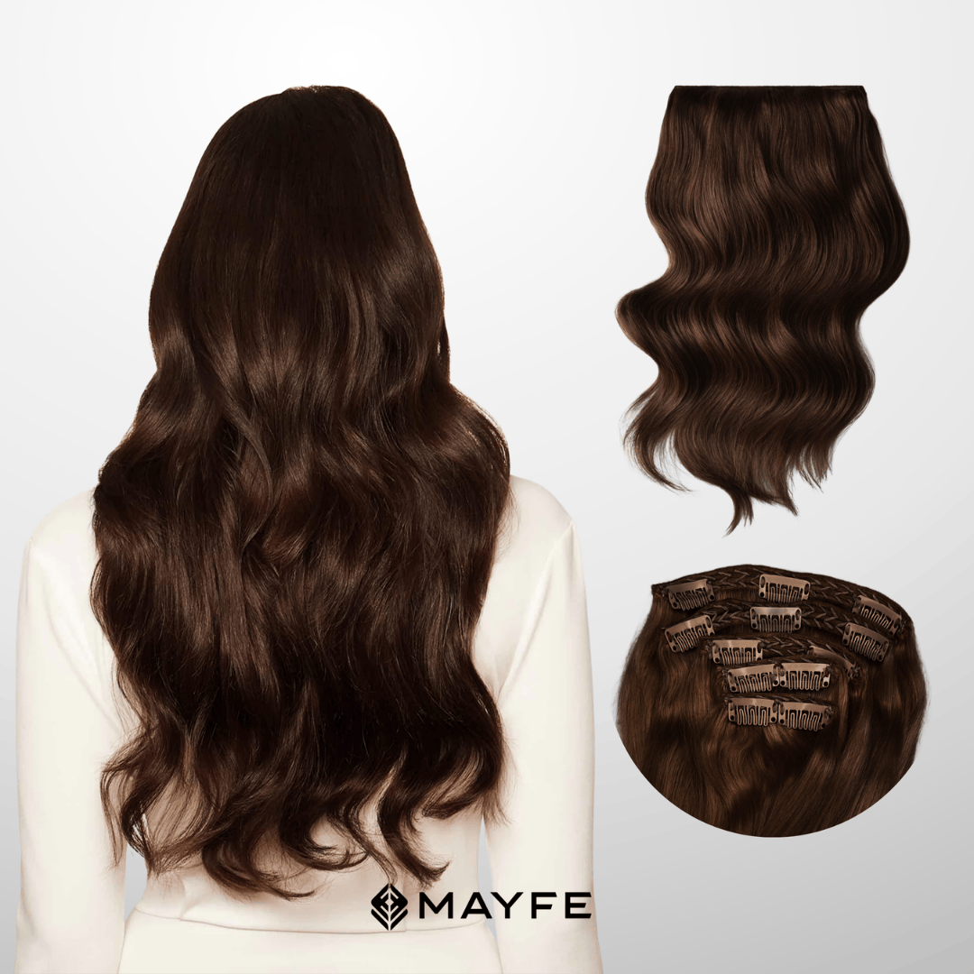 Extensión Clip 100g Castaño Chocolate Intenso #04