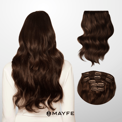 Extensión Clip 100g Castaño Chocolate Intenso #04