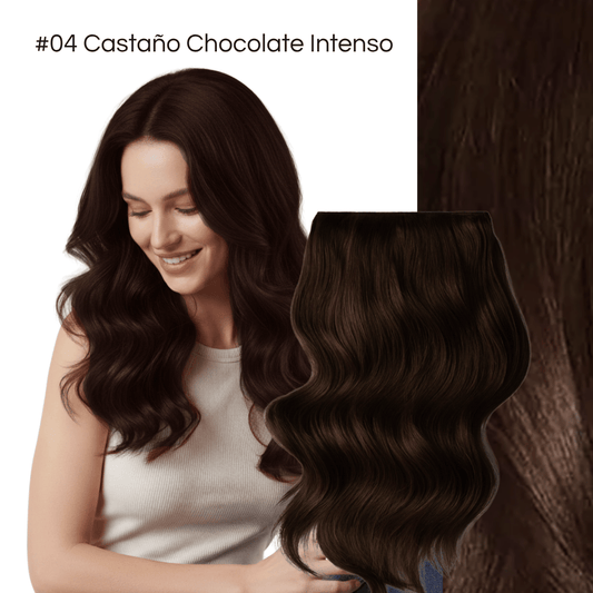 Extensión Clip 100g Castaño Chocolate Intenso #04