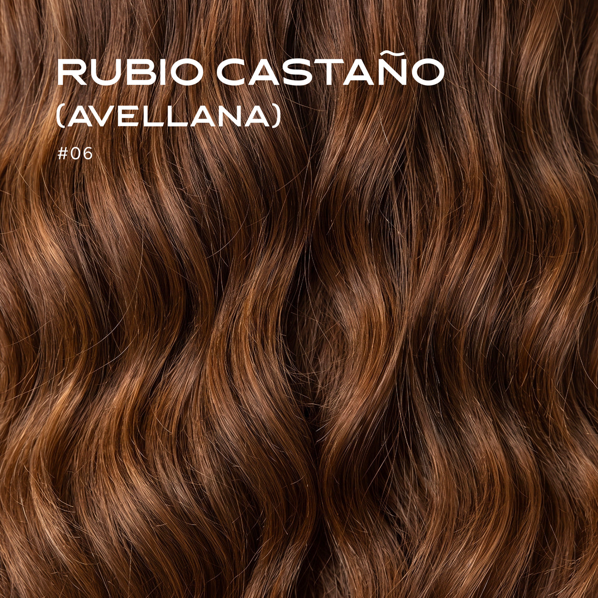 Extensión de clip Mayfe tono Rubio Castaño (Avellana) 